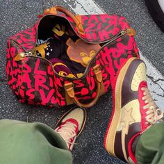 Jordans Aesthetic, College Dropout, Bape Sta, Vintage Street Fashion, Comfy Outfits Winter, Fresh Outfits, Streetwear Y2k, Wedge Sneakers, Sneaker Heels