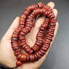 ❤This bodhi bead mala is made by Tibetan craftsmen and come from Hepo Town, Baiyu County,Tibet, the birthplace of the famous Tibetan handicrafts,blessed by a lama in Baiyu Monastery. 108 bodhi beads approximately 14mm / 0.55 inches,Mala'perimeter is about 52cm,20 inches.Each retaining the eye of the bodhi bead,very unique and elegant.❤Malas are used all over by the Buddhists around the world especially they are used in Tibet, Nepal and India.You will always see the monks as well as lay people us Bohemian 108 Beads Round Mala, Bohemian Mala With 108 Round Beads, Bohemian Mala With 108 Beads, Bohemian Hand-strung Round Mala, Handmade Mala For Festivals, Handmade Round Mala For Festivals, Adjustable Artisan Mala For Rituals, Spiritual Brown Carved Beads, Artisan Adjustable Mala With 108 Beads