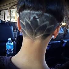 nape undercut designs - Google Search Back Of Head Shaved, Undercut