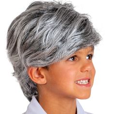 PRICES MAY VARY. Skeleteen Silver Gray Dress Wig is a great Halloween costume for a little guy dressing as an adult. The wig has an elastic that is made to fit children of all ages and can also fit some women. Great for kid costumes of influential men, some characters, for the 100th day of school, and more. This costume works with a mustache when dressing up as a character for a party or Halloween. Skeleteen items are made of tested materials that are non-toxic and safe. Skeleteen Boy Graying Gr Man Wig, Silver Grey Dress, Pepper Hair, Old Man Fashion, Kids Wigs, Great Halloween Costumes, Salt And Pepper Hair, Nerd Glasses, Costume Works