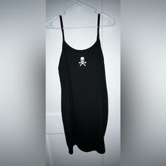 Romwe Size L (8/10) Mini Dress. Super Soft And Stretchy. Hugs You. Never Worn. It’s Just Been Sitting In My Closet For Way Too Long Now. Still In Great Shape. Casual Black Mini Dress For Halloween, Summer Black Dress With Skull Print, Black Skull Print Dress For Summer, Black Skull Print Summer Dress, Black Edgy Dress With Skull Print, Casual Black Dress With Skull Print, Edgy Black Dress With Skull Print, Casual Fitted Dress With Skull Print, Romwe Dress