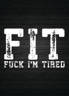 the word f i t is written in white on a black wood background with an old - fashioned font