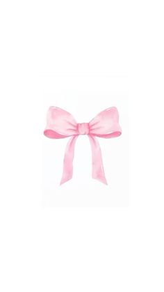 a pink bow on a white background