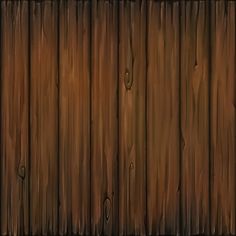 an old wooden fence is painted brown