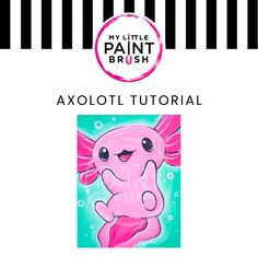 the front cover of my little paint brush, featuring an image of a pink fish