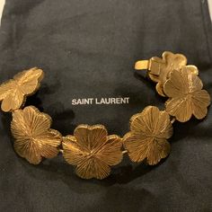 Ysl Bracelet Beautiful So Classy Great Gift For Your Mom Or Yourself Xoxo Jewelry, Gifts For Your Mom, Womens Jewelry Bracelets, Yves Saint Laurent, Saint Laurent, Gold Bracelet, Great Gifts, Women Jewelry, Gold