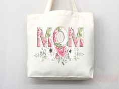 mothers day gift, gift for mom, bag for mom, tote bag for mom, mother's day bag, mothers day tote bag, mom gift, gift for mama, mama gift, mom birthday gift, new mom gift, mom bag, mother's day, canvas tote bag, flower tote bag, tote bag canvas, eco friendly bag, aesthetic tote, reusable bag, cottagecore bag, canvas bag, plant lover gift, floral tote bag, tote shoulder bag, boho botanical print, floral gift ❤️ WHY SHOULD I ORDER FROM YOU? ❤️ We create gorgeous bags that are both sustainable and Personalized Bags For Mother's Day Gift, Personalized White Bag For Mother's Day, Personalized White Bags For Mother's Day, Personalized Pink Bag For Mother's Day, Personalized Rectangular Bag For Mother's Day, Personalized Everyday Use Bags For Mother's Day, Pink Everyday Bag For Mother's Day, Personalized Bags For Mother's Day, Mother's Day Gift Tote Bag