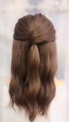 Hairstyles To Do With Straight Hair Half Up, Hair Tourtials, Church Hair, Hair Braid Videos, Wedding Guest Hairstyles, Peinados Fáciles Para Cabello Corto, Penteado Cabelo Curto