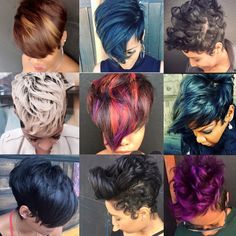 Black Girls Hair, Salon Hairstyles, Sweet Hairstyles, Cute Pixie Cuts, Chic Hairstyles, Short Pixie Haircuts, Short Styles, Hair Studio