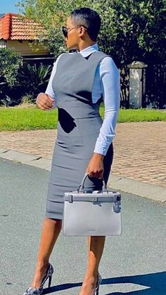 *2024* 15 outfits to wear on the first day of work! Peplum dress + more Cooperate Skirt Styles, Official Dresses For Work Classy, Corporate Pinafore Dress Outfit, Stylish Business Outfits, Work Outfits Women Professional, Chic Workwear, Office Wear Dresses