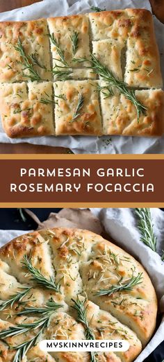 rosemary garlic rosemary focaccia is an easy and delicious appetizer for any occasion