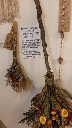 Besom Blessings Circle Crafts For Witches, Besom Broom Diy, Witch Broom Diy, Witchy Crafts To Sell, Witches Besom, Diy Witch Broom, Diy Broom, Besom Broom, Witches Broomsticks