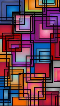 an abstract colorful background with squares and rectangles