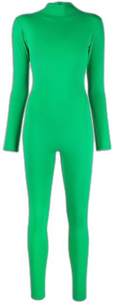 Green Jumpsuit, Long Sleeve Jumpsuit, Jumpsuit With Sleeves, Mock Neck, Jumpsuit, Couture, Green