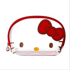 a hello kitty purse is shown on a white background