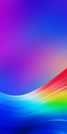 an abstract rainbow colored background with wavy lines