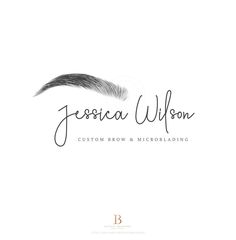 INSTANT DOWNLOAD Microblading Logo Brow Logo Design Eyebrow | Etsy Brow Logo Design, Eyebrow Logo, Brow Room, Logo Microblading, Microblading Business, Microblading Logo, Makeup Branding, Brow Logo