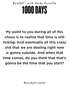 an image with the words 100 days written in black and white on top of it