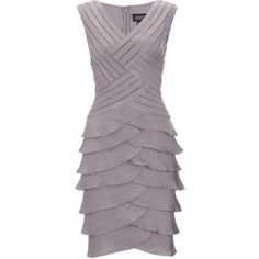 New With Tags Size 22 Wafle Top Shutter Dress - Style # 013188741 Features: Gray Shimmer Waffle Style Pattern Layered Ruffles V-Neck Zipper Closure Shell - 71% Rayon, 18% Polyester, 11% Nylon - Lining Made From 95% Polyester And 5% Spandex Material Does Have Stretch To It Approximate Measurements Lying Flat With Zipper Fully Zipped: Pit To Pit: 24" Shoulder To Shoulder : 19.5" Waistline: 22" Hips: 27: Pit To Bottom Dress: 34.5" Zipper Length: 22" Reasonable Offers Welcome - Dress From Nordstrom Asymmetrical Shapes, Formal Wear Dresses, Pink Cocktail Dress, Seat Belts, Mob Dresses, Dress Fitted, Adrianna Papell Dresses, Soft Summer, Summer Color