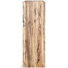 a tall wooden pole with wood grains on it