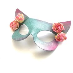 Kids fun face mask with glitter and roses in unicorn colors! Great fun masquerade mask for children! Base Material - Light weight felt base with shimmer. Comes with matching Ribbons. S H I P P I N G - Processed same day or within 24 hours. 1-2 day guaranteed delivery services offered, add items to cart and click on shipping tab for rates. Pls leave a check out note with your need date & contact number (especially for expedited and custom orders) Msg for delivery time frames (Include your sta Handmade Masks For Halloween Party, Handmade Gothic Masks For Halloween Party, Handmade Halloween Party Masks, Handmade Gothic Halloween Party Masks, Fun Masks For Masquerade And Carnival, Fun Masks For Masquerade Carnival, Novelty Mask For Masquerade Carnival, Fun Eye Mask For Masquerade, Fun Masquerade Masks For Carnival