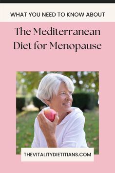 The Mediterranean Diet is one of the best diets for long-term health. It focuses on nutrient rich foods, including fruits and vegetables, lean protein, fatty fish, olive oil, nuts, seeds, and whole grains. It is also one of the best diets to follow during menopause as it can help you manage your weight, support your heart health, bone health, and mood. Click the link to read about these and other amazing health benefits! Mediterranean Diet Benefits, American Diet, Mediterranean Lifestyle, The Mediterranean Diet, Whole Grains, Nutrient Rich Foods, Fatty Fish, Diet Help, Mediterranean Diet Recipes