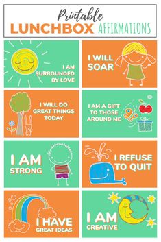 the lunchbox affirmations are fun for kids