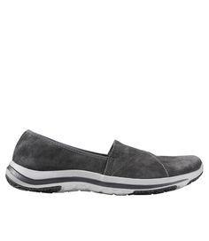 Women's Back Cove Stretch Slip-Ons, Nubuck | Sneakers & Shoes at L.L.Bean Arch Support Slip-ons For Light Sports, Comfortable Slip-ons With Arch Support For Outdoor, Suede Slip-on Walking Shoes With Cushioned Footbed, Cushioned Suede Slip-on Walking Shoes, Cushioned Slip-on Suede Walking Shoes, Sporty Slip-ons For Walking, Suede Slip-on Walking Shoes, Gray Slip-on Sneakers For Walking, Suede Slip-on Walking Shoes With Arch Support