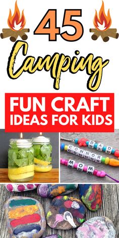 fun crafts for kids to make and sell at the same time as they go camping