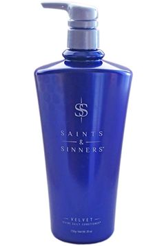 Saints & Sinners Velvet Divine Daily Conditioner for Dry, Damaged & Colored Treated Hair - Repair, Detangle, Eliminate Frizz (25 oz) Detangler Spray, Damaged Hair Repair, Color Treated Hair, Treated Hair