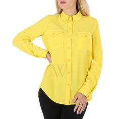 Burberry Classic, Tops Fashion, Ladies Tops, Shirts Blouses, Classic Shirt, Flap Pocket, Ladies Tops Fashion, Tulips, Button Downs