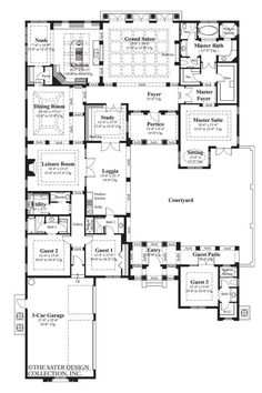 the floor plan for this home