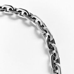 Gender neutral statement link chain. Tarnish resistant and water resistant Color: silver Base: medical grade hypoallergenic stainless steel. Length: 21 inches Kiara Bracelet, Kiara Necklace, Bracelet Silver, Silver Bracelets, Link Chain, Link Bracelets, Silver Necklaces, Diamond Bracelet, Gender Neutral