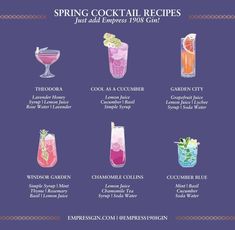 the different types of cocktails and their names