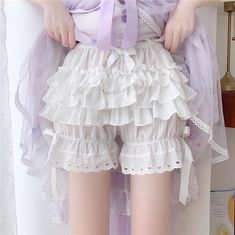 Vison Bored, J Fashion Harajuku, Frilly Knickers, Safety Shorts, Pant Skirt, Magical Girl Outfit, Bodysuit Costume, School Uniform Fashion, Wallpaper Photos