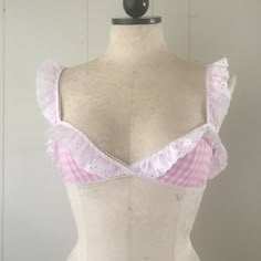 Cotton gingham Demi cut ruffled bikini bra with low rise ruffled brief. Baby Bratz, Shoujo Girl, Cute Bathing Suits, Dream Trip, Cute Swimsuits, Lingerie Sets, Kawaii Clothes, Dream Clothes, Design Inspo