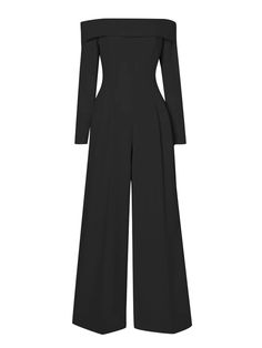 SkuCY-!124074Material30%Cotton , Polyester StyleWide Leg , Long Sleeves , High Waisted FeatureTied , Pleated , Split-joint , Solid Color NecklineOff-the-shoulder OccasionCasual , Office , Simple SeasonsSummer TypeJumpsuits ColorBLACK,APRICOTSizeS,M,L,XL Please consult the size chart we provide for this item's measurements to help you decide which size to buy.Please note: There may be 1-3cm differ due to manual measurement.CMINCHBustWaistSleeveS847057M887458L927859XL968260 Outfits Unique, Crepe Jumpsuit, Casual Office, Daily Dress, Stylish Hair, Belleza Natural, Black Jumpsuit, Stylus, Wide Leg Pants