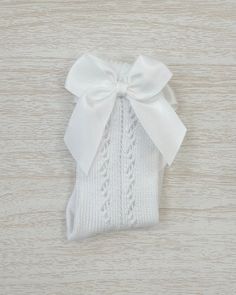 Made in Spain 80% Cotton 20% Polyamide Final Sale Classic White Knee-high Socks, Kneehigh Socks, Communion Headpiece, Boys First Communion, Spanish Fashion, First Communion Dresses, Baptism Dress, Baby Bonnets, Communion Dresses