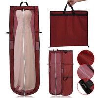 an ebay garment bag is shown with its contents