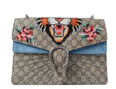 Follow me on Instagram for daily fashion inspiration @luxurynextseason Gucci Rectangular Bag With Embroidered Logo, Gucci Designer Bag With Embroidered Logo, Designer Gucci Bag With Embroidered Logo, Painted Purses, Painted Purse, Cat Applique, Cute Crossbody Bags, Gucci Purse, Daily Fashion Inspiration