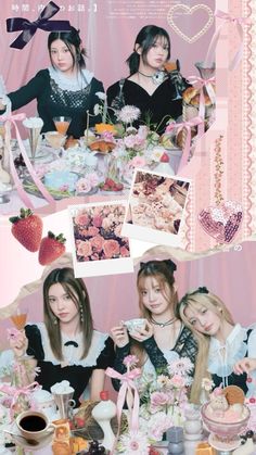 #ILLIT #collage #kpop #pink #pinterest Kpop Pink, Pink Pinterest