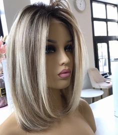 Hair Color Golden Blonde, Hair Color Golden, Balayage Short, Best Hair Dye, Real Hair Wigs, Medium Short Hair, Blonde Hair Inspiration, Hair Balayage, Hair Color Ideas For Brunettes