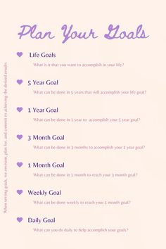 Once you’ve gotten through the S.M.A.R.T goal tips you can start planning your goals. Your long term and short term goals should be properly planned out before diving in. What are you doing to complete each step in accomplishing your goal? Are you holding yourself accountable for your actions or lack thereof? Organize your goals into actionable steps. How To Plan Your Goals, Short Term Long Term Goals Worksheet, Long Term Planning, Setting Long Term Goals, Bujo Goal Planning, How To Set And Accomplish Goals, Sort Life Out, Goals Action Plan, Goal Making Template