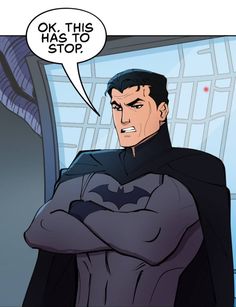 a comic strip with an image of batman and the ne