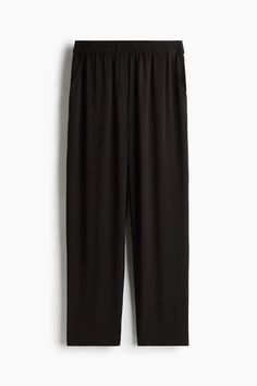 Ankle-length trousers - Black - Ladies | H&M IN 5 Tapered Legs, Ankle Length, Black Women, H&m, Trousers, Black