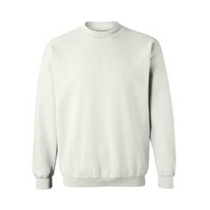 Wear these comfortable Gildan Unisex Crewneck Sweatshirts for every occasion. White Crewneck, Embroidered Crewneck, Loungewear Sets, Branded Sweatshirts, Cozy Sweatshirts, Embroidered Sweatshirts, Fall Shopping, Air Jet, White Sweatshirt