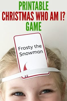 Teenage Party Games, Who Am I Game, Christmas Charades, Xmas Games, Fun Christmas Party Games, Printable Christmas Games, Christmas Games For Kids, Reindeer Games, Fun Christmas Games