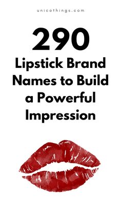 Make your mark in the cosmetics industry with these best and catchy lipstick brand name ideas we've compiled for you. From bold to empowering, it's time to elevate your brand identity and attract a loyal following. #beautybranding  #lipstickbrand #cosmeticsbusiness #beautyentrepreneur #makeuplovers Cosmetics Names Ideas, Brand Name Ideas, Best Lipstick Brand, Beauty Entrepreneur, Cosmetics Industry, Name Ideas