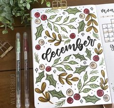 Hey December, December Bujo, Bullet Journal Contents, Planner Themes, Bujo Planner, Bullet Journal Notes