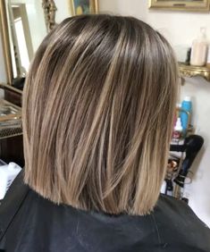 Sleek Short Hair, Short Hair Balayage, Haircuts Straight Hair, Bob Haircuts